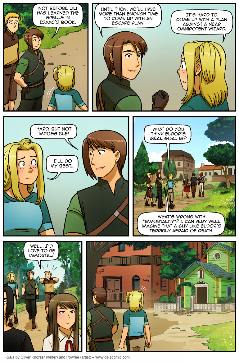 Gaia – Breaking All Barriers 110 (2024-04-21). Oliver Knörzer (writer) & Puri Andini (artist), CC BY-NC-ND 3.0. https://www.sandraandwoo.com/gaia/2024/04/21/breaking-all-barriers-110/