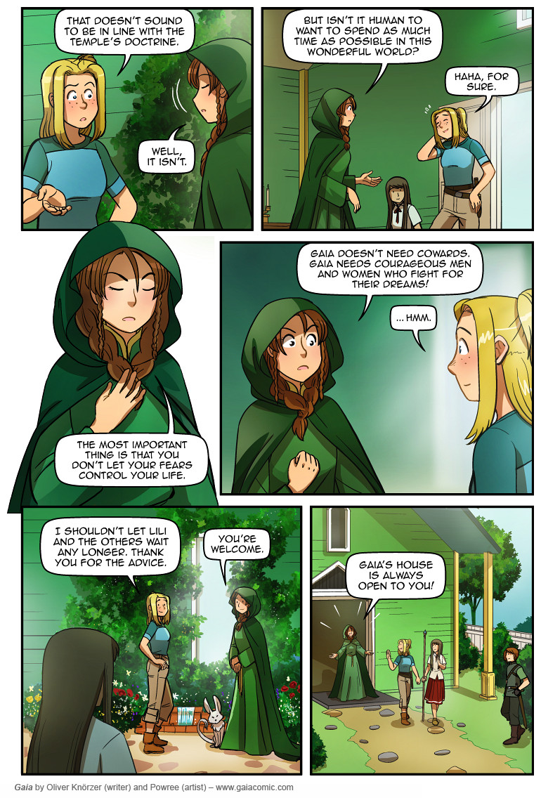 Gaia – Breaking All Barriers 115 (2024-04-26). Oliver Knörzer (writer) & Puri Andini (artist), CC BY-NC-ND 3.0. https://www.sandraandwoo.com/gaia/2024/04/26/breaking-all-barriers-115/