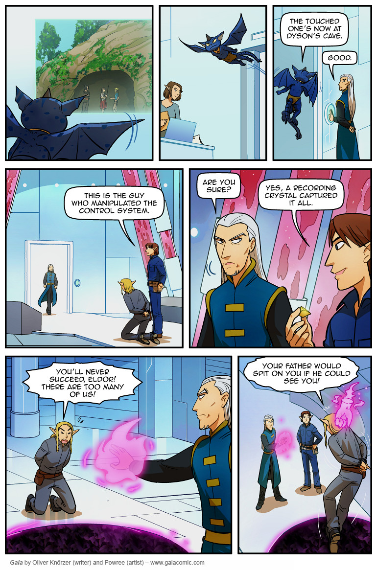 Gaia – Breaking All Barriers 116 (2024-04-27). Oliver Knörzer (writer) & Puri Andini (artist), CC BY-NC-ND 3.0. https://www.sandraandwoo.com/gaia/2024/04/27/breaking-all-barriers-116/