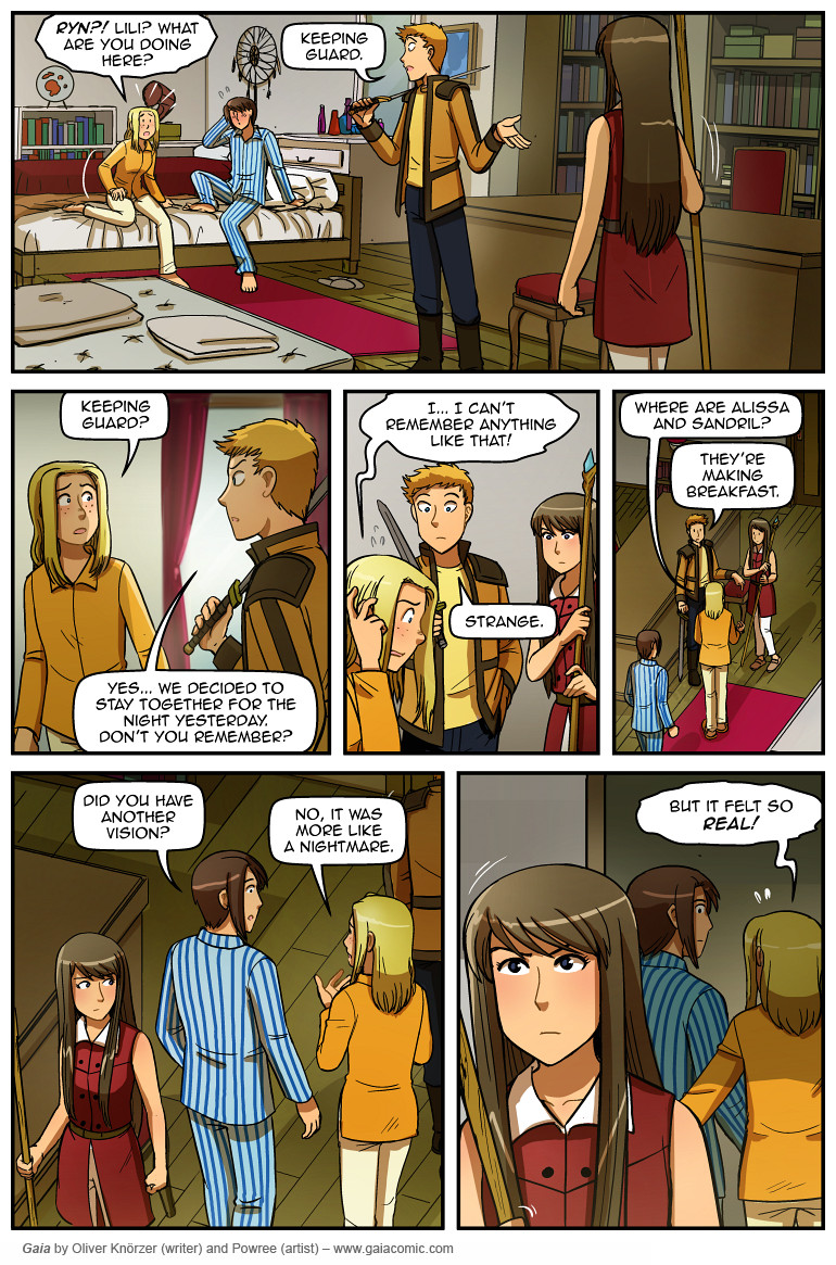 Gaia – Breaking All Barriers 124 (2024-05-05). Oliver Knörzer (writer) & Puri Andini (artist), CC BY-NC-ND 3.0. https://www.sandraandwoo.com/gaia/2024/05/05/breaking-all-barriers-124/