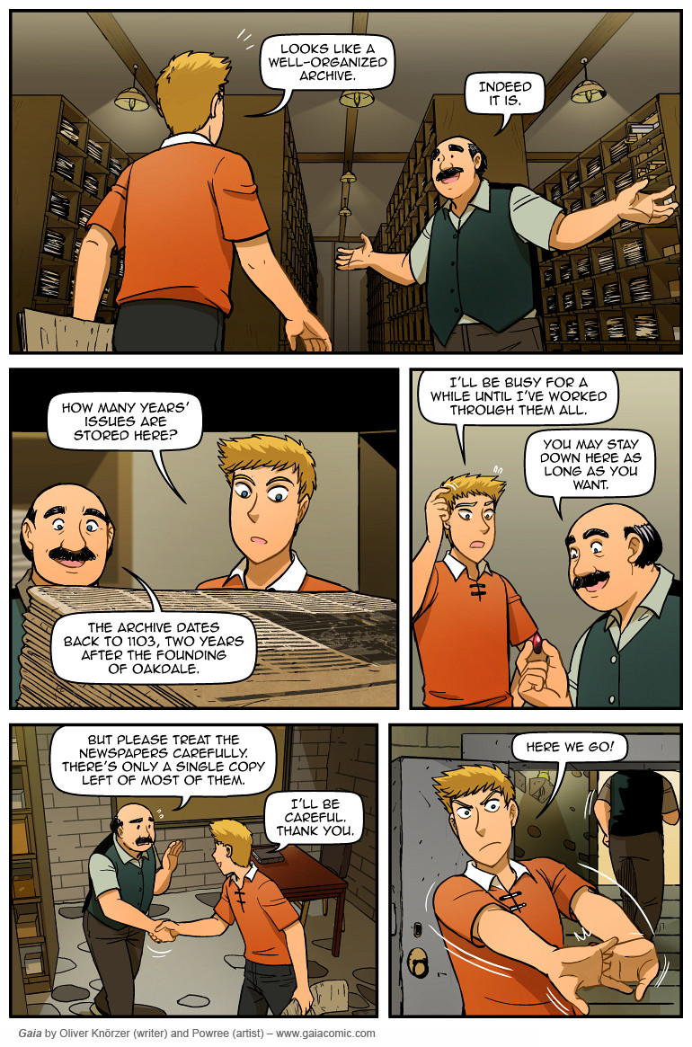 Gaia – Breaking All Barriers 134 (2024-05-15). Oliver Knörzer (writer) & Puri Andini (artist), CC BY-NC-ND 3.0. https://www.sandraandwoo.com/gaia/2024/05/15/breaking-all-barriers-134/