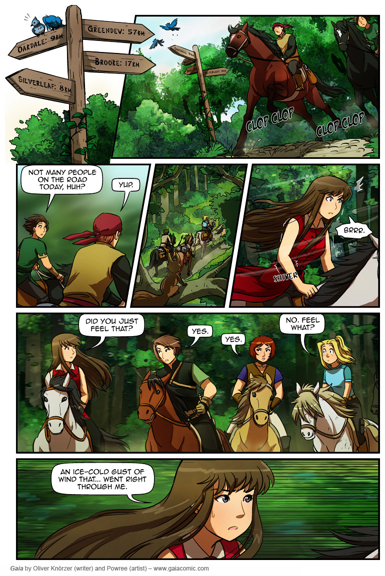 Gaia – Breaking All Barriers 024 (2024-01-26). Oliver Knörzer (writer) & Puri Andini (artist), CC BY-NC-ND 3.0. https://www.sandraandwoo.com/gaia/2024/01/26/breaking-all-barriers-024/