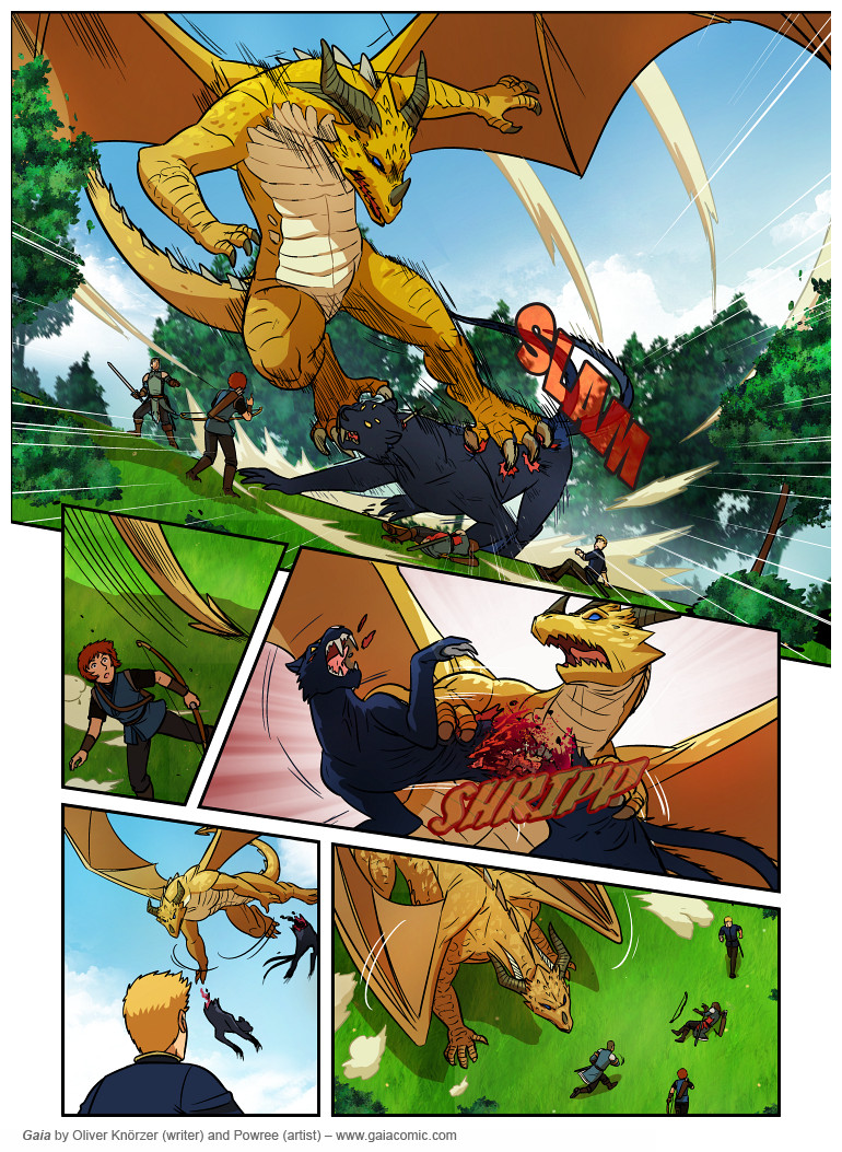 Gaia – Monster 012 (2024-06-25). Oliver Knörzer (writer) & Puri Andini (artist), CC BY-NC-ND 3.0. https://www.sandraandwoo.com/gaia/2024/06/25/monster-012/