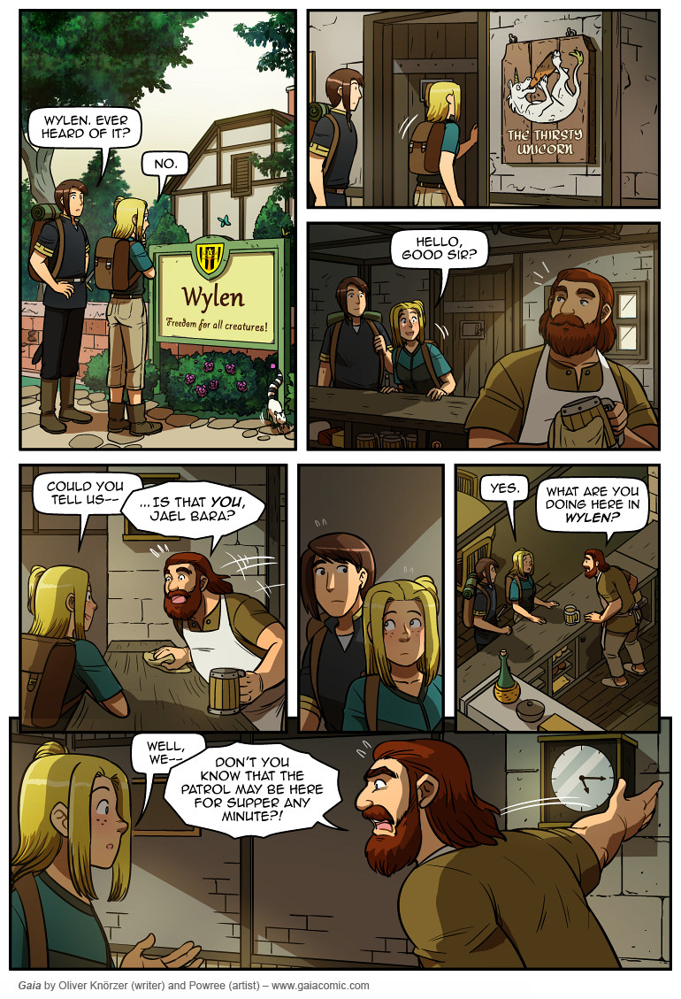 Gaia – Monster 022 (2024-07-05). Oliver Knörzer (writer) & Puri Andini (artist), CC BY-NC-ND 3.0. https://www.sandraandwoo.com/gaia/2024/07/05/monster-022/