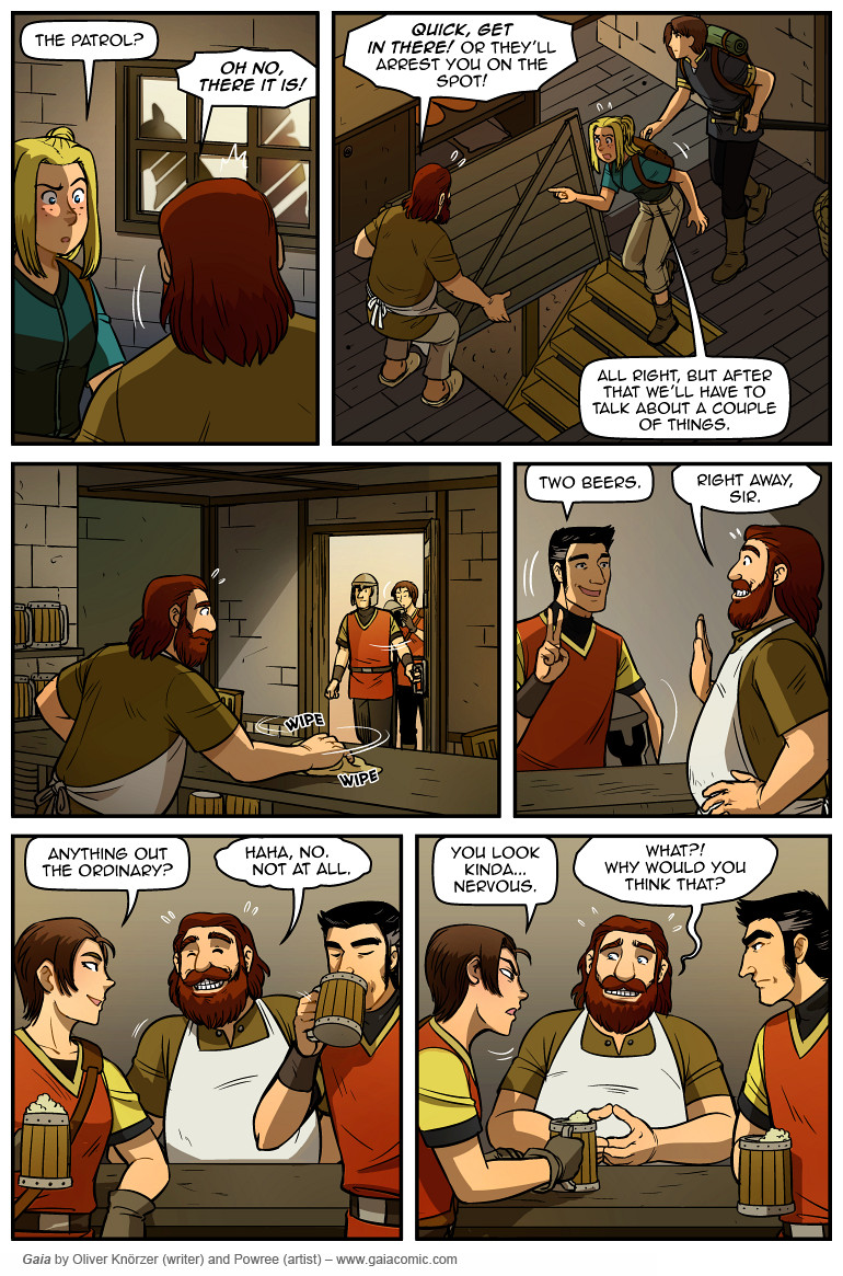 Gaia – Monster 023 (2024-07-06). Oliver Knörzer (writer) & Puri Andini (artist), CC BY-NC-ND 3.0. https://www.sandraandwoo.com/gaia/2024/07/06/monster-023/