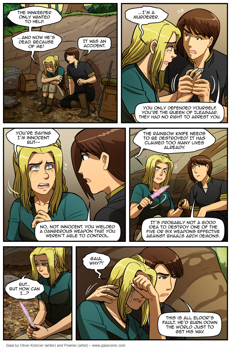 Gaia – Monster 030 (2024-07-13). Oliver Knörzer (writer) & Puri Andini (artist), CC BY-NC-ND 3.0. https://www.sandraandwoo.com/gaia/2024/07/13/monster-030/