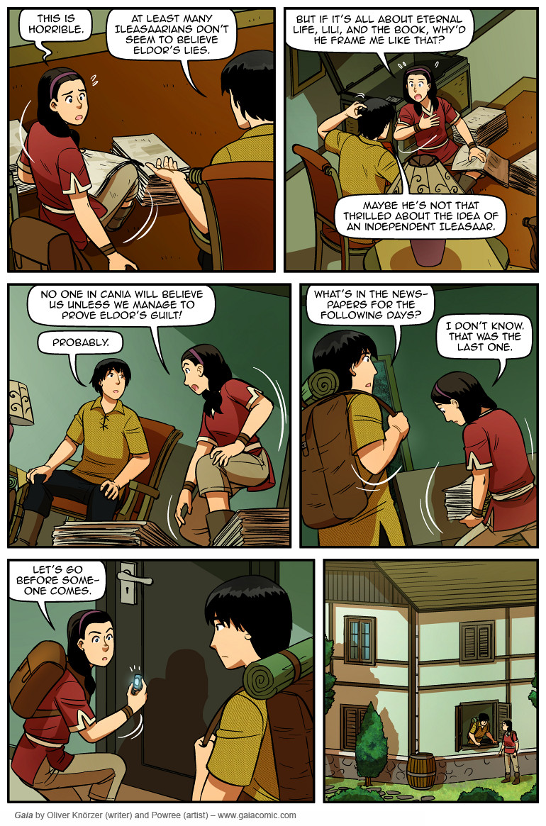 Gaia – Monster 034 (2024-07-17). Oliver Knörzer (writer) & Puri Andini (artist), CC BY-NC-ND 3.0. https://www.sandraandwoo.com/gaia/2024/07/17/monster-034/