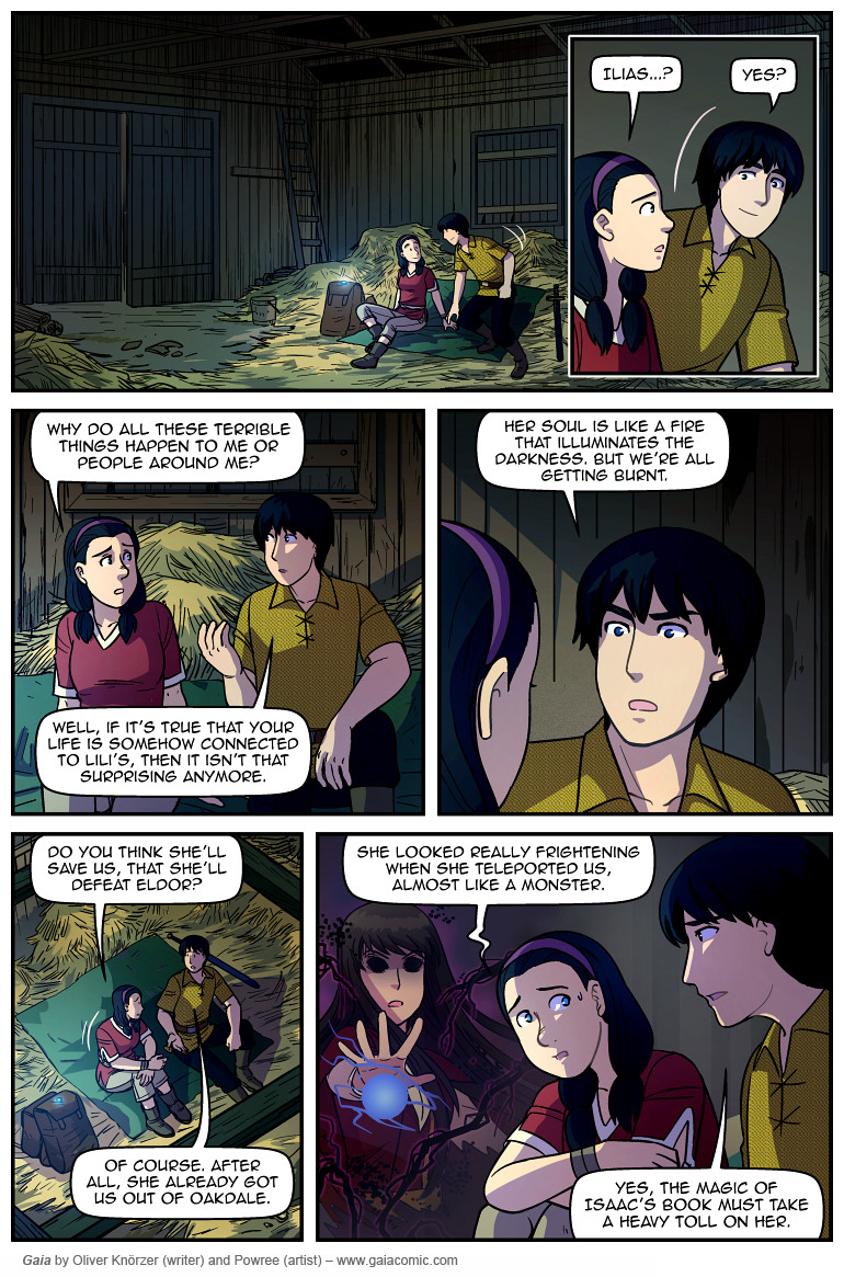 Gaia – Monster 036 (2024-07-19). Oliver Knörzer (writer) & Puri Andini (artist), CC BY-NC-ND 3.0. https://www.sandraandwoo.com/gaia/2024/07/19/monster-036/