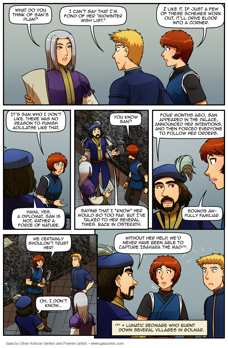 Gaia – Monster 054 (2024-08-06). Oliver Knörzer (writer) & Puri Andini (artist), CC BY-NC-ND 3.0. https://www.sandraandwoo.com/gaia/2024/08/06/monster-054/