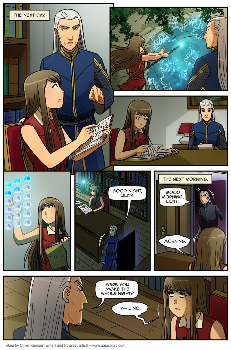 Gaia – Monster 066 (2024-08-18). Oliver Knörzer (writer) & Puri Andini (artist), CC BY-NC-ND 3.0. https://www.sandraandwoo.com/gaia/2024/08/18/monster-066/