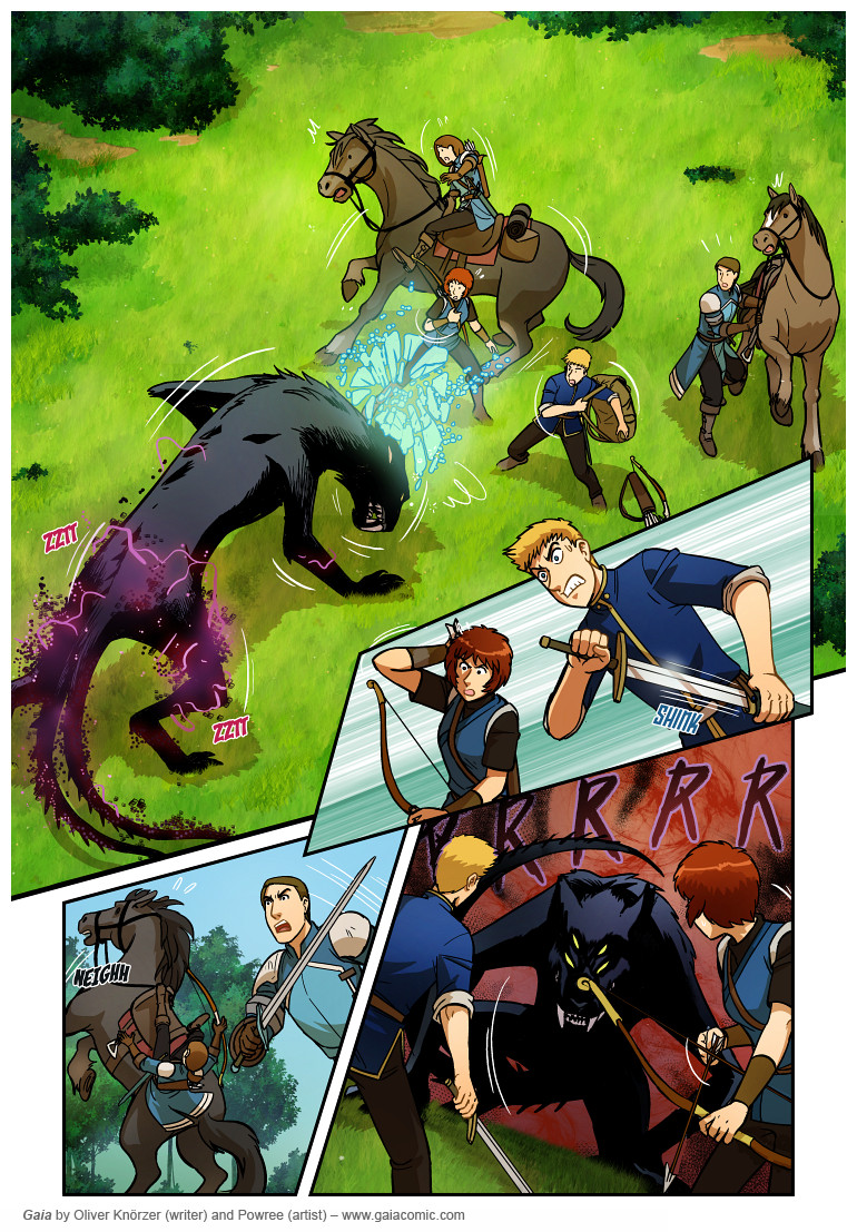 Gaia – Monster 007 (2024-06-20). Oliver Knörzer (writer) & Puri Andini (artist), CC BY-NC-ND 3.0. https://www.sandraandwoo.com/gaia/2024/06/20/monster-007/