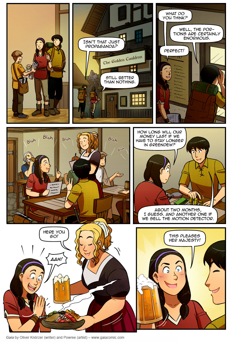 Gaia – The Way Back Home 010 (2024-09-18). Oliver Knörzer (writer) & Puri Andini (artist), CC BY-NC-ND 3.0. https://www.sandraandwoo.com/gaia/2024/09/18/the-way-back-home-010/