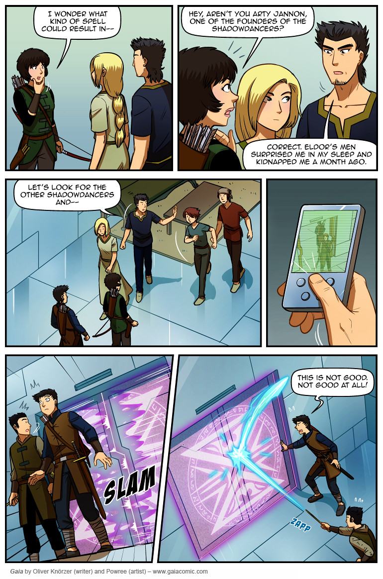 Gaia – The Way Back Home 130 (2025-01-16). Oliver Knörzer (writer) & Puri Andini (artist), CC BY-NC-ND 3.0. https://www.sandraandwoo.com/gaia/2025/01/16/the-way-back-home-130/