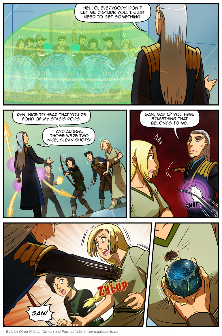 Gaia – The Way Back Home 132 (2025-01-18). Oliver Knörzer (writer) & Puri Andini (artist), CC BY-NC-ND 3.0. https://www.sandraandwoo.com/gaia/2025/01/18/the-way-back-home-132/
