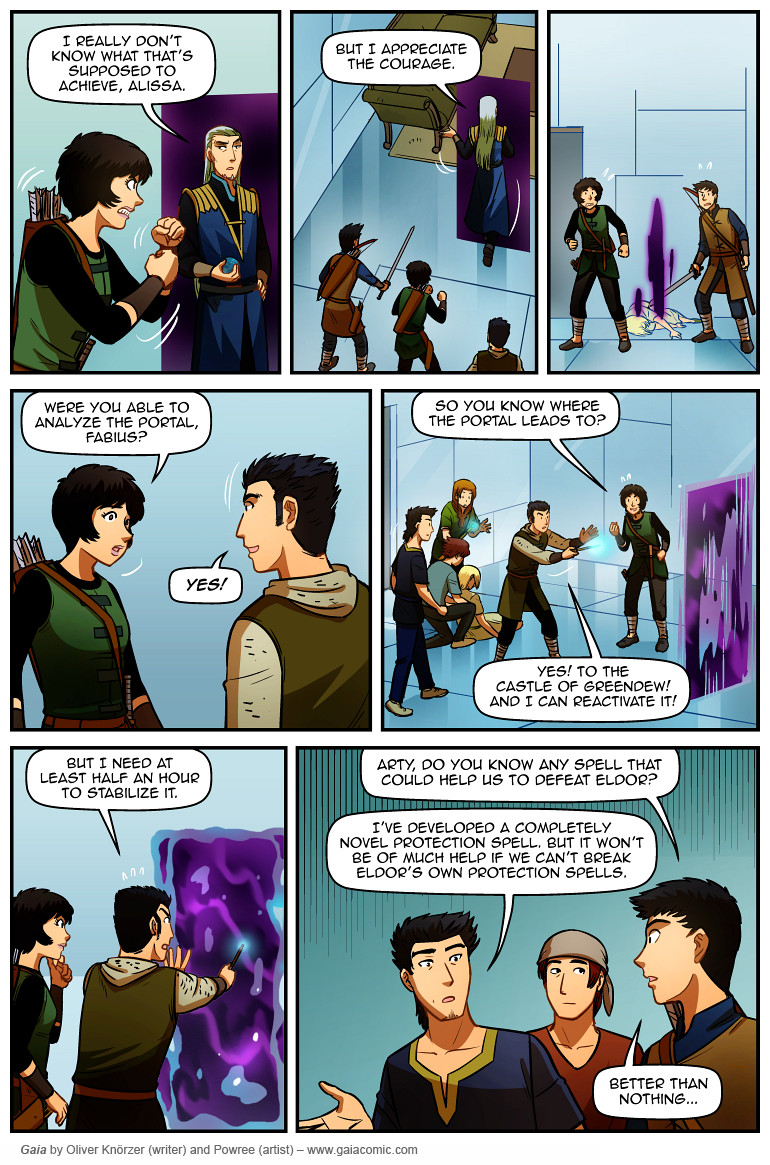 Gaia – The Way Back Home 134 (2025-01-20). Oliver Knörzer (writer) & Puri Andini (artist), CC BY-NC-ND 3.0. https://www.sandraandwoo.com/gaia/2025/01/20/the-way-back-home-134/