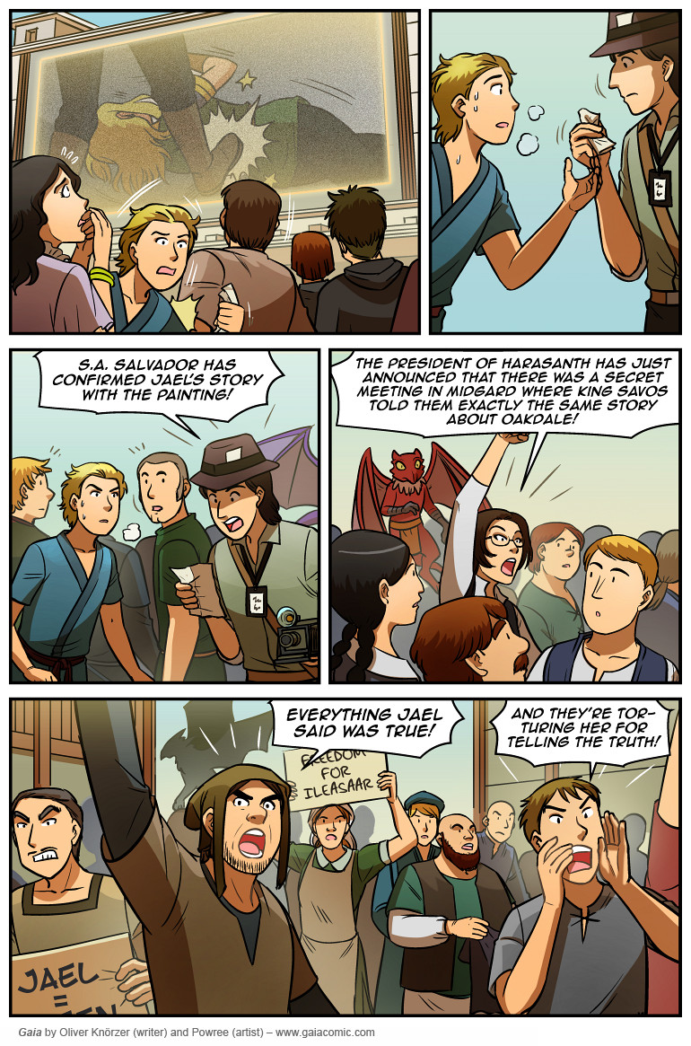 Gaia – The Way Back Home 141 (2025-01-27). Oliver Knörzer (writer) & Puri Andini (artist), CC BY-NC-ND 3.0. https://www.sandraandwoo.com/gaia/2025/01/27/the-way-back-home-141/