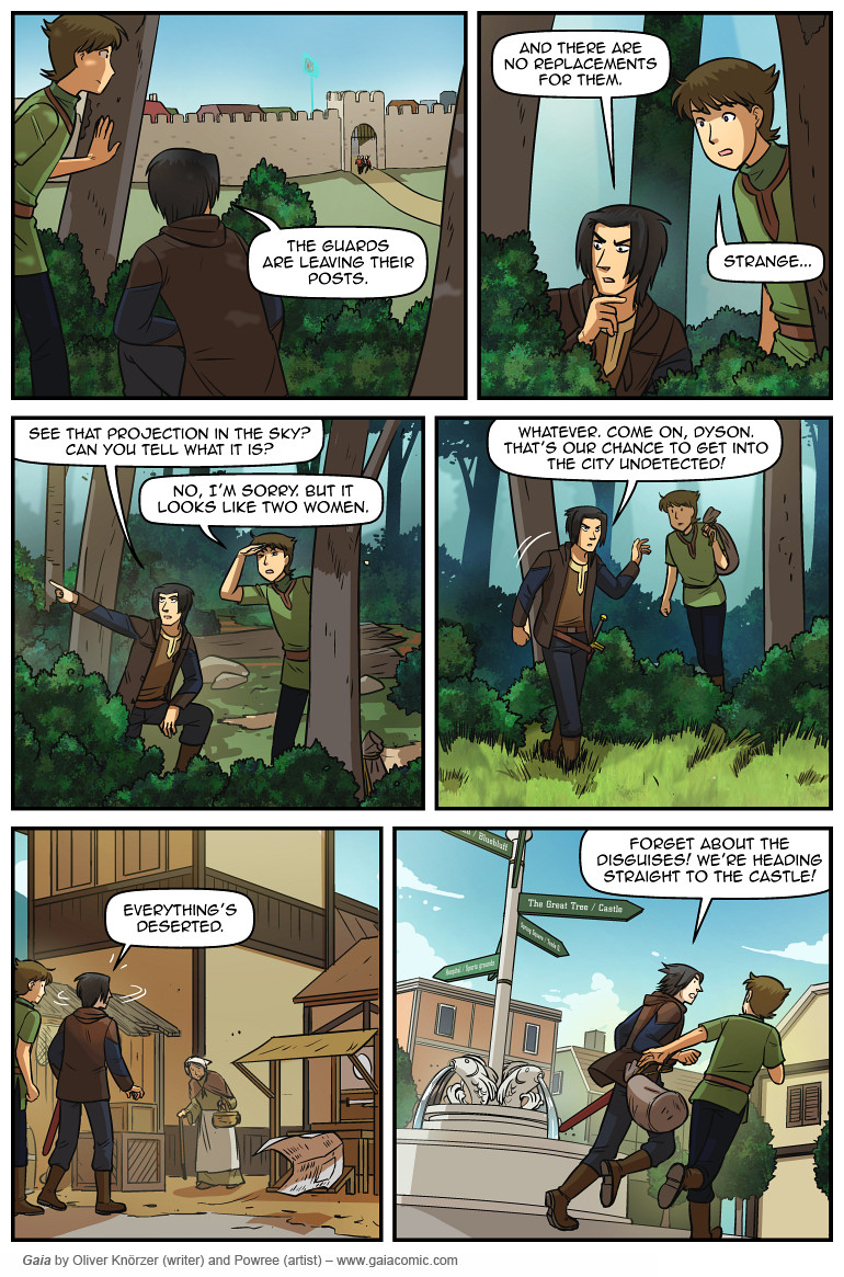 Gaia – The Way Back Home 144 (2025-01-30). Oliver Knörzer (writer) & Puri Andini (artist), CC BY-NC-ND 3.0. https://www.sandraandwoo.com/gaia/2025/01/30/the-way-back-home-144/