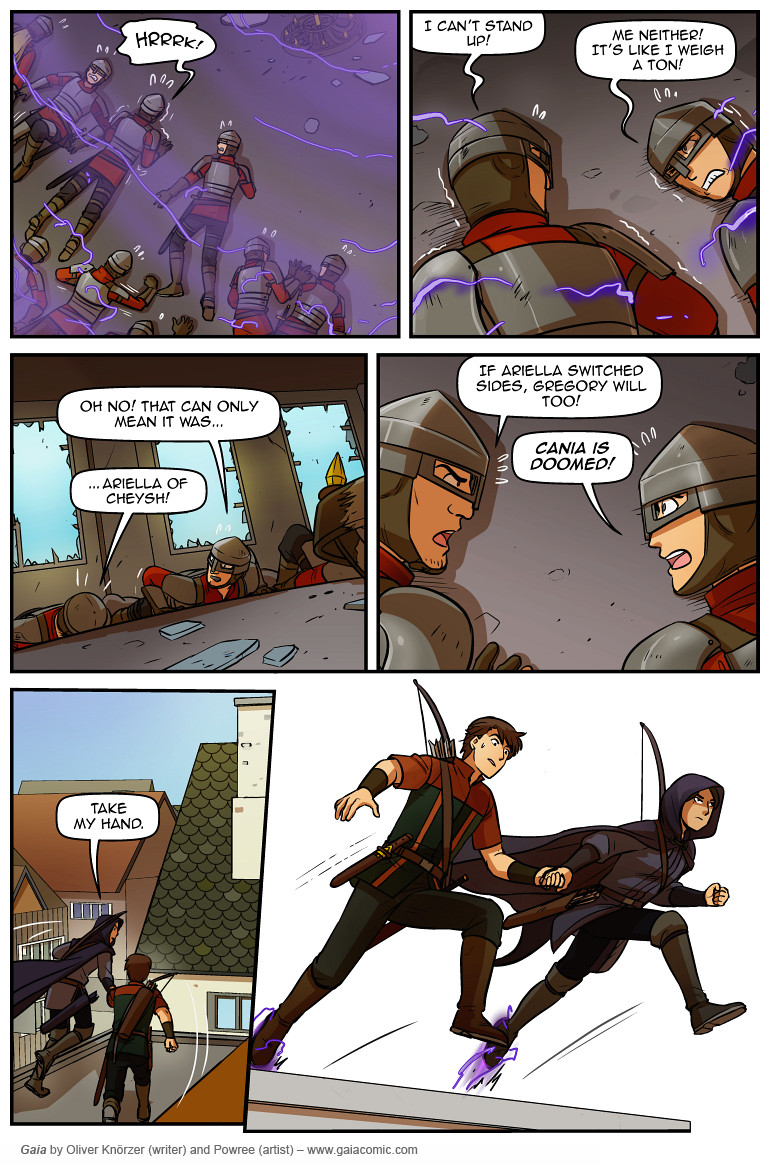 Gaia – The Way Back Home 149 (2025-02-04). Oliver Knörzer (writer) & Puri Andini (artist), CC BY-NC-ND 3.0. https://www.sandraandwoo.com/gaia/2025/02/04/the-way-back-home-149/