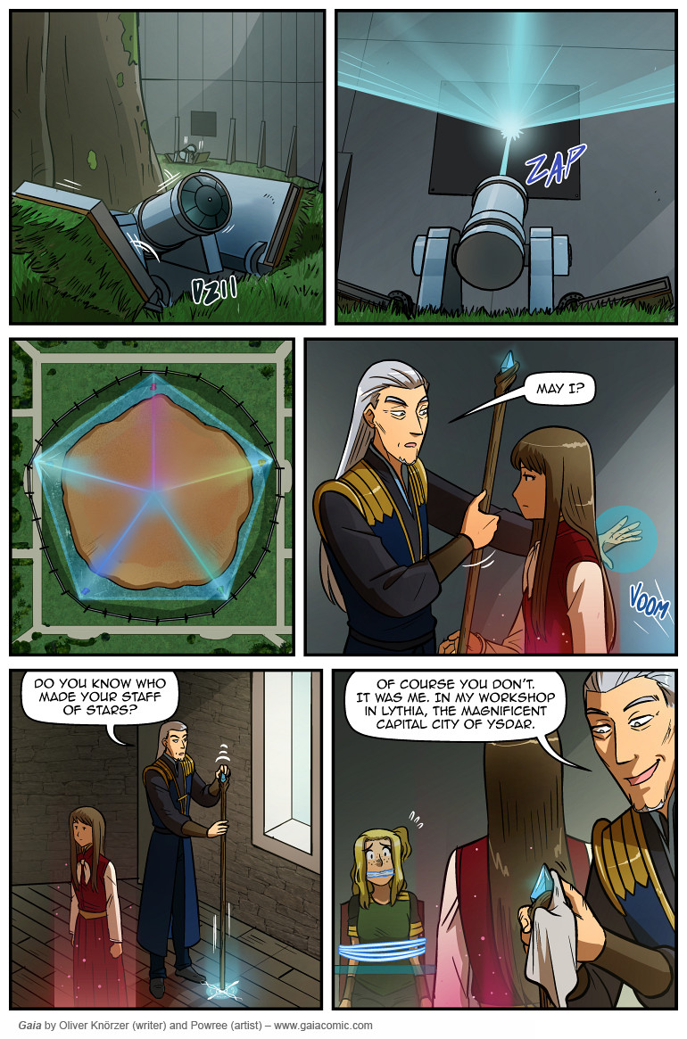 Gaia – The Way Back Home 172 (2025-02-27). Oliver Knörzer (writer) & Puri Andini (artist), CC BY-NC-ND 3.0. https://www.sandraandwoo.com/gaia/2025/02/27/the-way-back-home-172/