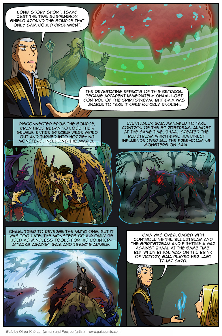 Gaia – The Way Back Home 178 (2025-03-05). Oliver Knörzer (writer) & Puri Andini (artist), CC BY-NC-ND 3.0. https://www.sandraandwoo.com/gaia/2025/03/05/the-way-back-home-178/