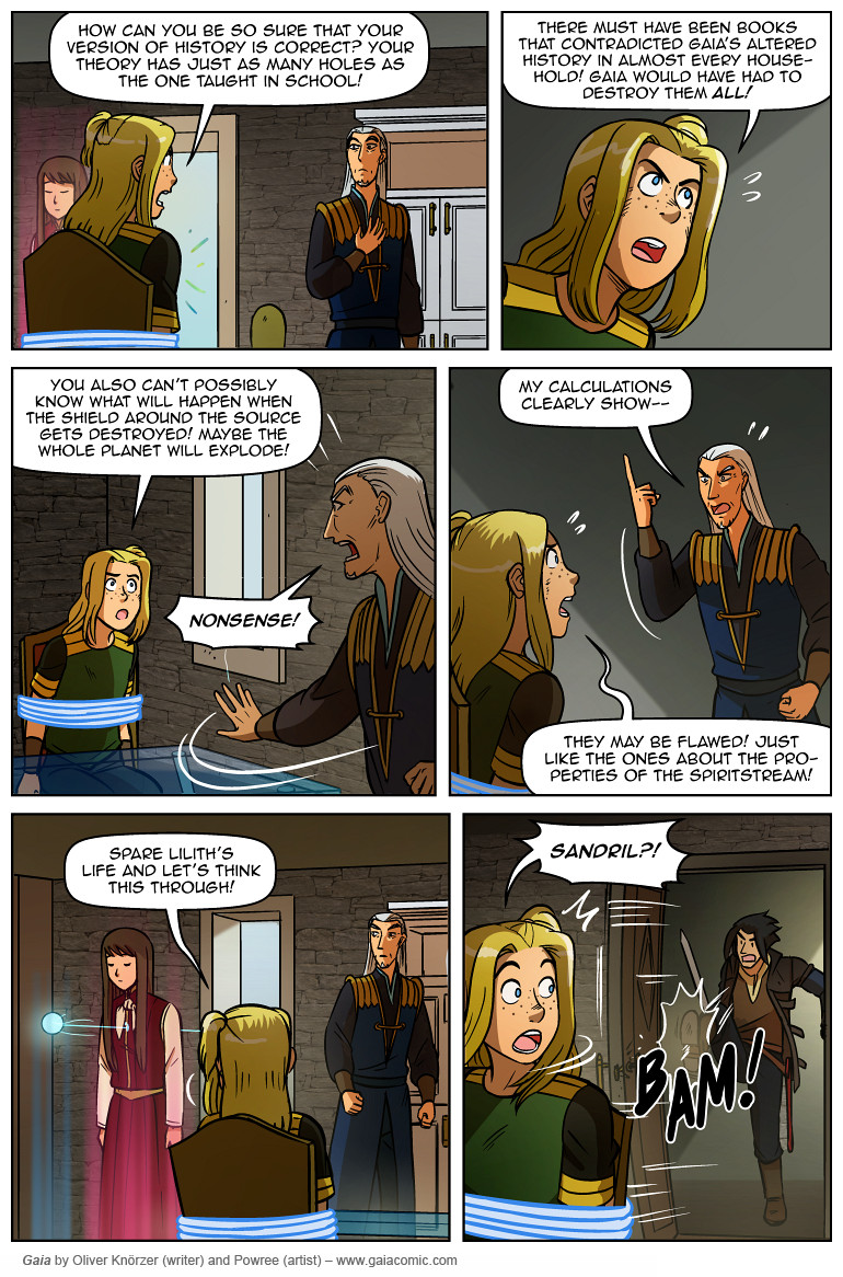 Gaia – The Way Back Home 183 (2025-03-10). Oliver Knörzer (writer) & Puri Andini (artist), CC BY-NC-ND 3.0. https://www.sandraandwoo.com/gaia/2025/03/10/the-way-back-home-183/