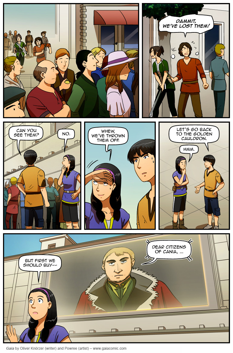 Gaia – The Way Back Home 021 (2024-09-29). Oliver Knörzer (writer) & Puri Andini (artist), CC BY-NC-ND 3.0. https://www.sandraandwoo.com/gaia/2024/09/29/the-way-back-home-021/