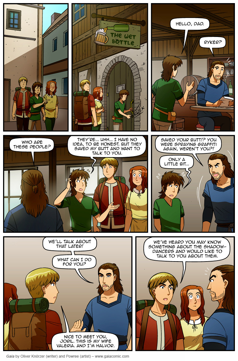 Gaia – The Way Back Home 038 (2024-10-16). Oliver Knörzer (writer) & Puri Andini (artist), CC BY-NC-ND 3.0. https://www.sandraandwoo.com/gaia/2024/10/16/the-way-back-home-038/