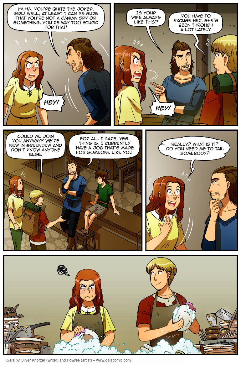 Gaia – The Way Back Home 041 (2024-10-19). Oliver Knörzer (writer) & Puri Andini (artist), CC BY-NC-ND 3.0. https://www.sandraandwoo.com/gaia/2024/10/19/the-way-back-home-041/