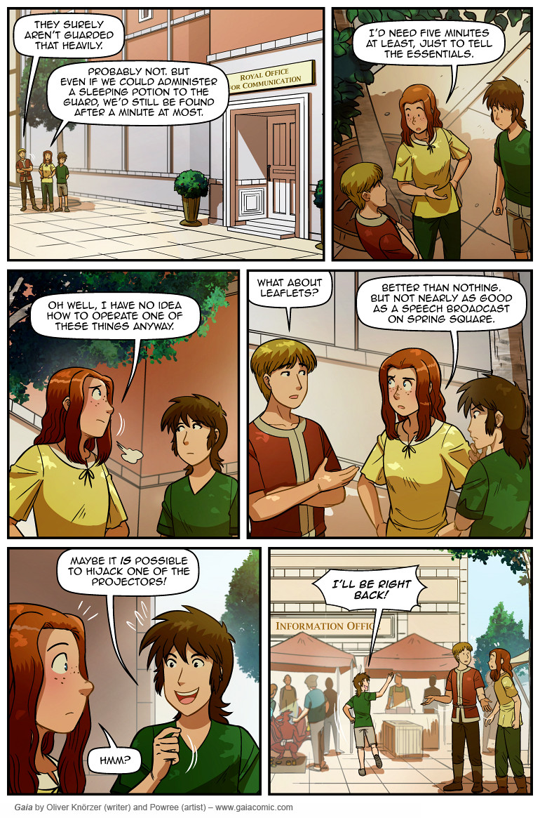 Gaia – The Way Back Home 049 (2024-10-27). Oliver Knörzer (writer) & Puri Andini (artist), CC BY-NC-ND 3.0. https://www.sandraandwoo.com/gaia/2024/10/27/the-way-back-home-049/