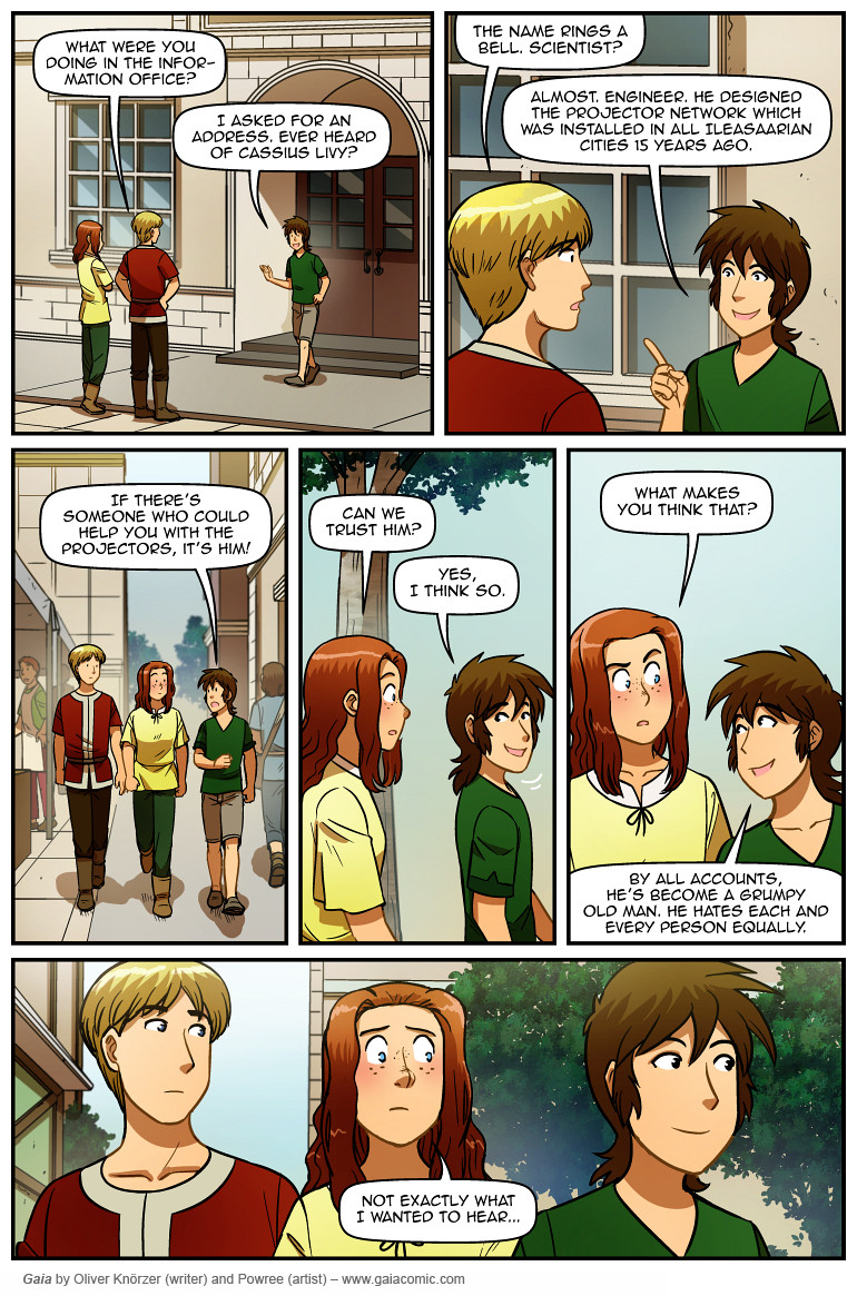 Gaia – The Way Back Home 050 (2024-10-28). Oliver Knörzer (writer) & Puri Andini (artist), CC BY-NC-ND 3.0. https://www.sandraandwoo.com/gaia/2024/10/28/the-way-back-home-050/
