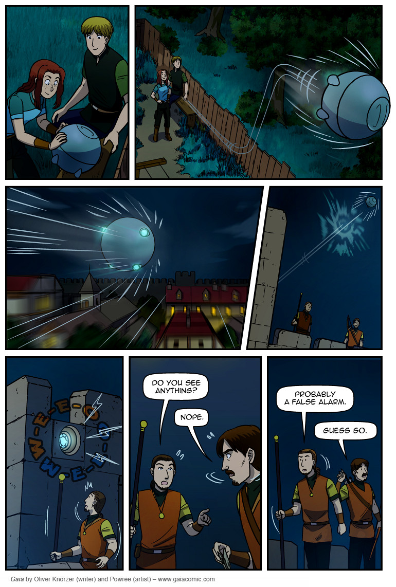 Gaia – The Way Back Home 072 (2024-11-19). Oliver Knörzer (writer) & Puri Andini (artist), CC BY-NC-ND 3.0. https://www.sandraandwoo.com/gaia/2024/11/19/the-way-back-home-072/