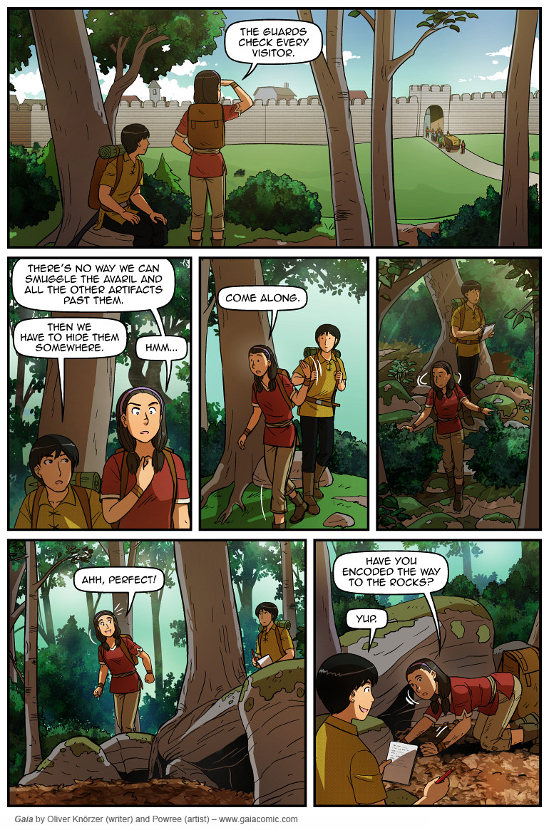 Gaia – The Way Back Home 008 (2024-09-16). Oliver Knörzer (writer) & Puri Andini (artist), CC BY-NC-ND 3.0. https://www.sandraandwoo.com/gaia/2024/09/16/the-way-back-home-008/