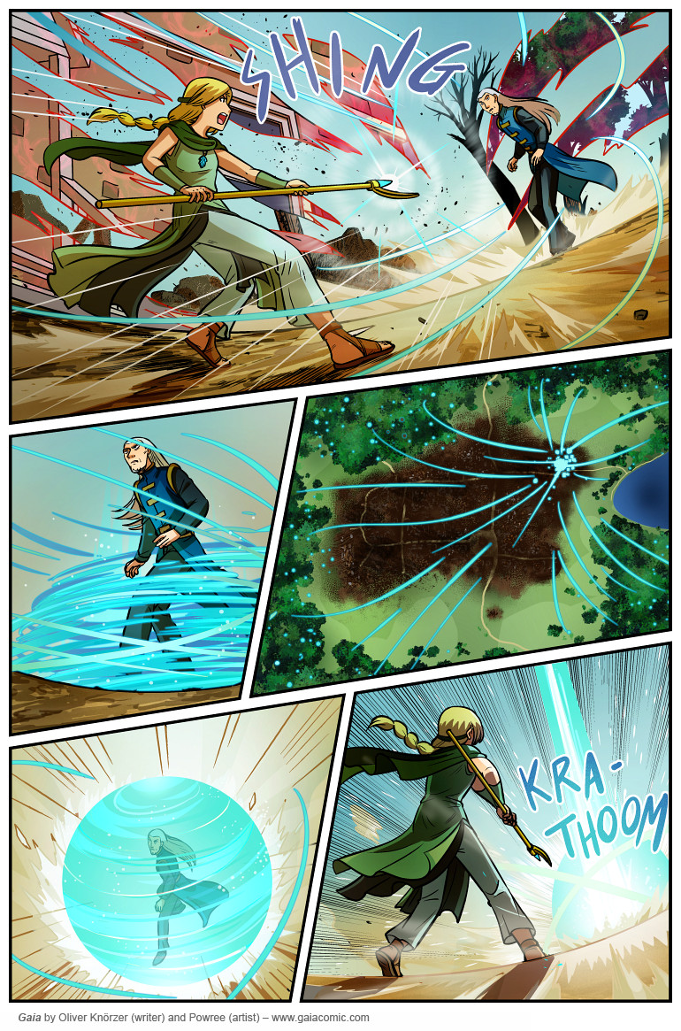 Gaia – The Way Back Home 080 (2024-11-27). Oliver Knörzer (writer) & Puri Andini (artist), CC BY-NC-ND 3.0. https://www.sandraandwoo.com/gaia/2024/11/27/the-way-back-home-080/