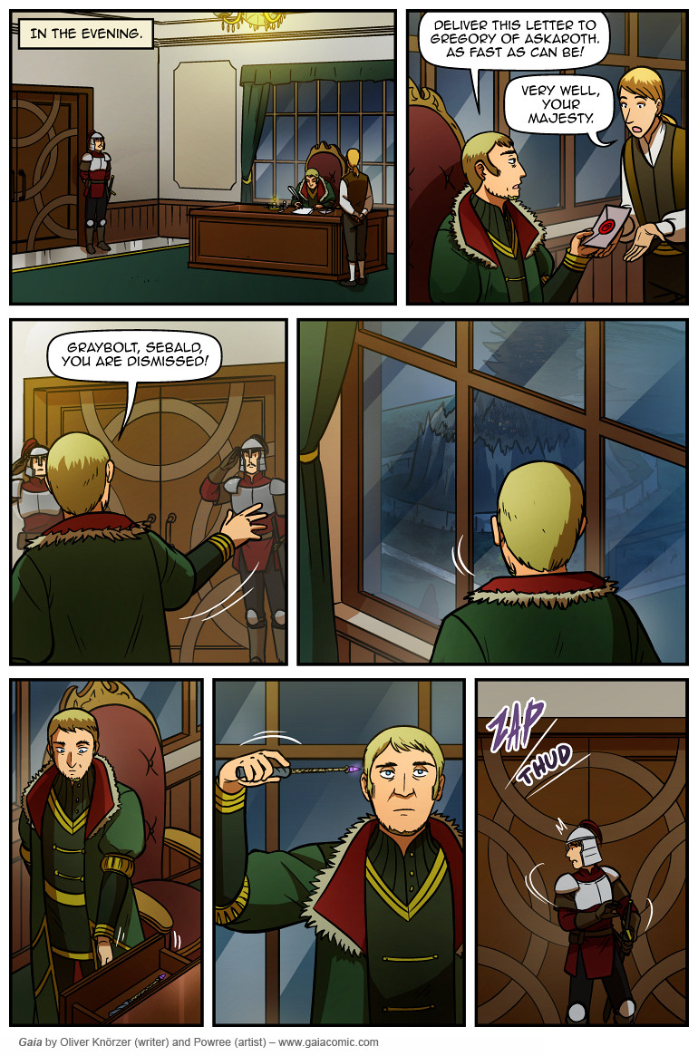 Gaia – The Last Queen Of Gaia 001 (2025-04-01). Oliver Knörzer (writer) & Puri Andini (artist), CC BY-NC-ND 3.0. https://www.sandraandwoo.com/gaia/2025/04/01/the-last-queen-of-gaia-001/