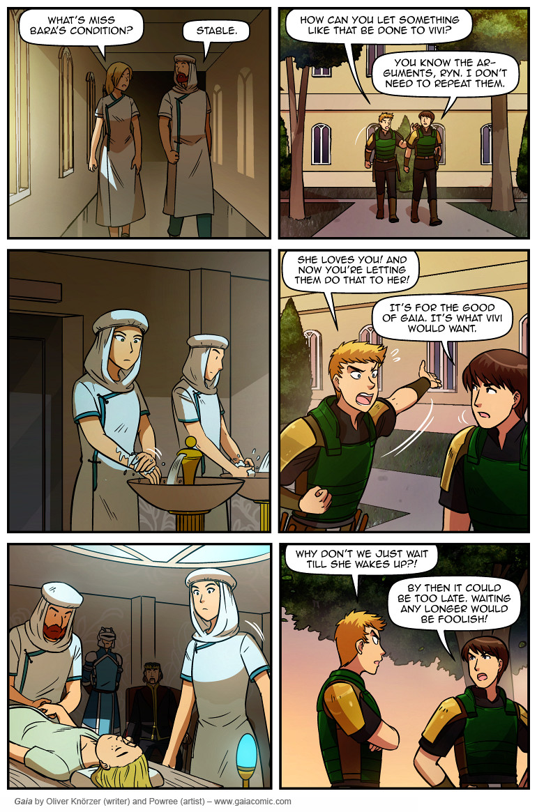 Gaia – The Last Queen Of Gaia 002 (2025-04-02). Oliver Knörzer (writer) & Puri Andini (artist), CC BY-NC-ND 3.0. https://www.sandraandwoo.com/gaia/2025/04/02/the-last-queen-of-gaia-002/