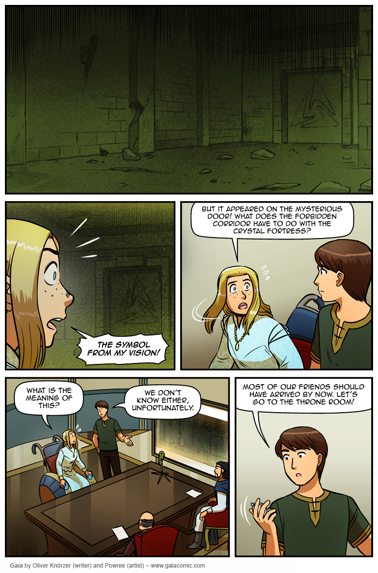 Gaia – The Last Queen Of Gaia 020 (2025-04-20). Oliver Knörzer (writer) & Puri Andini (artist), CC BY-NC-ND 3.0. https://www.sandraandwoo.com/gaia/2025/04/20/the-last-queen-of-gaia-020/