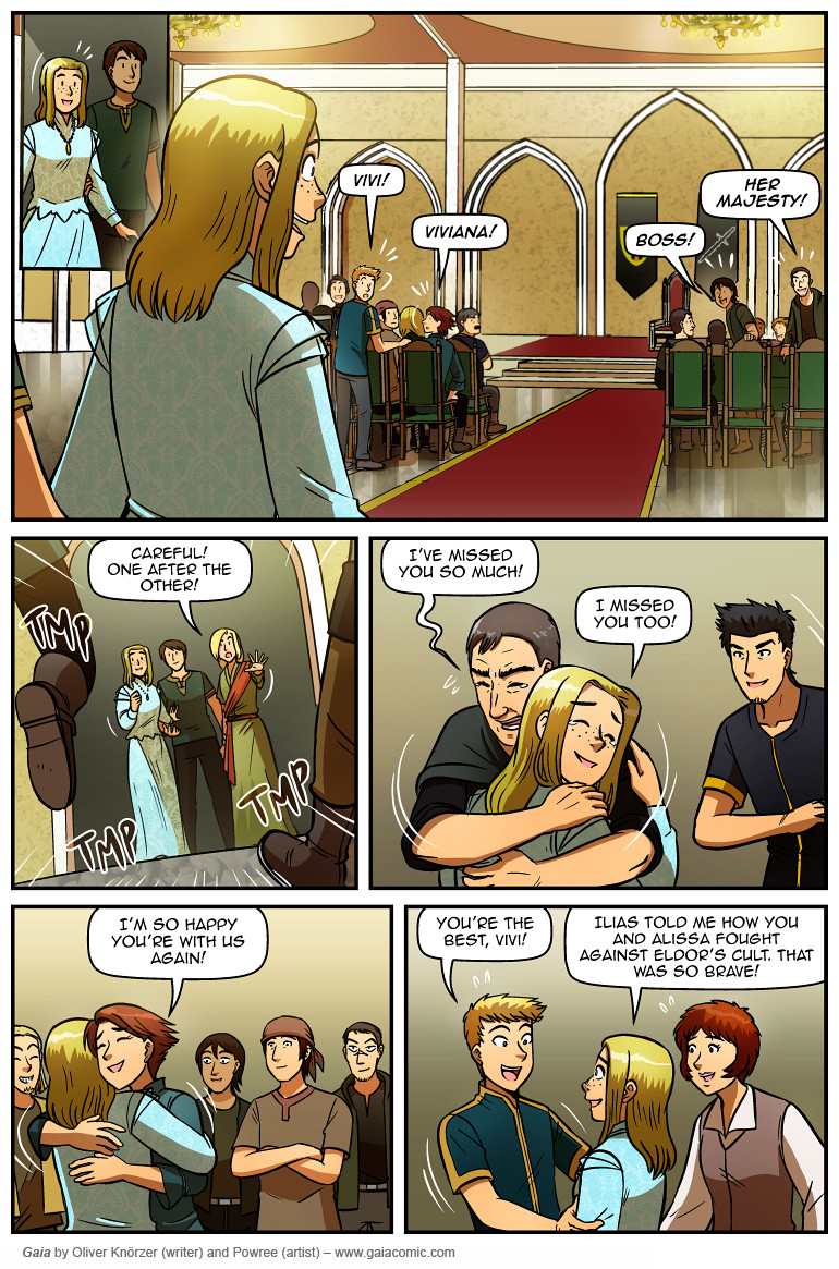 Gaia – The Last Queen Of Gaia 021 (2025-04-21). Oliver Knörzer (writer) & Puri Andini (artist), CC BY-NC-ND 3.0. https://www.sandraandwoo.com/gaia/2025/04/21/the-last-queen-of-gaia-021/