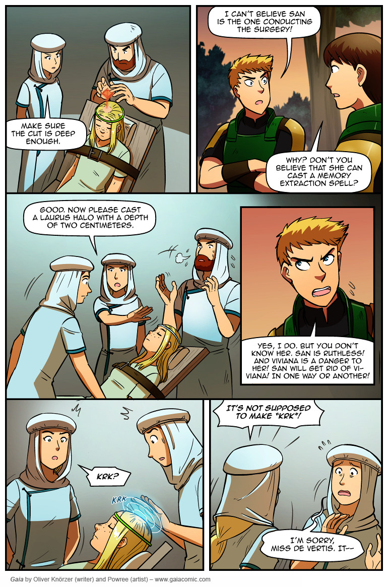 Gaia – The Last Queen Of Gaia 003 (2025-04-03). Oliver Knörzer (writer) & Puri Andini (artist), CC BY-NC-ND 3.0. https://www.sandraandwoo.com/gaia/2025/04/03/the-last-queen-of-gaia-003/