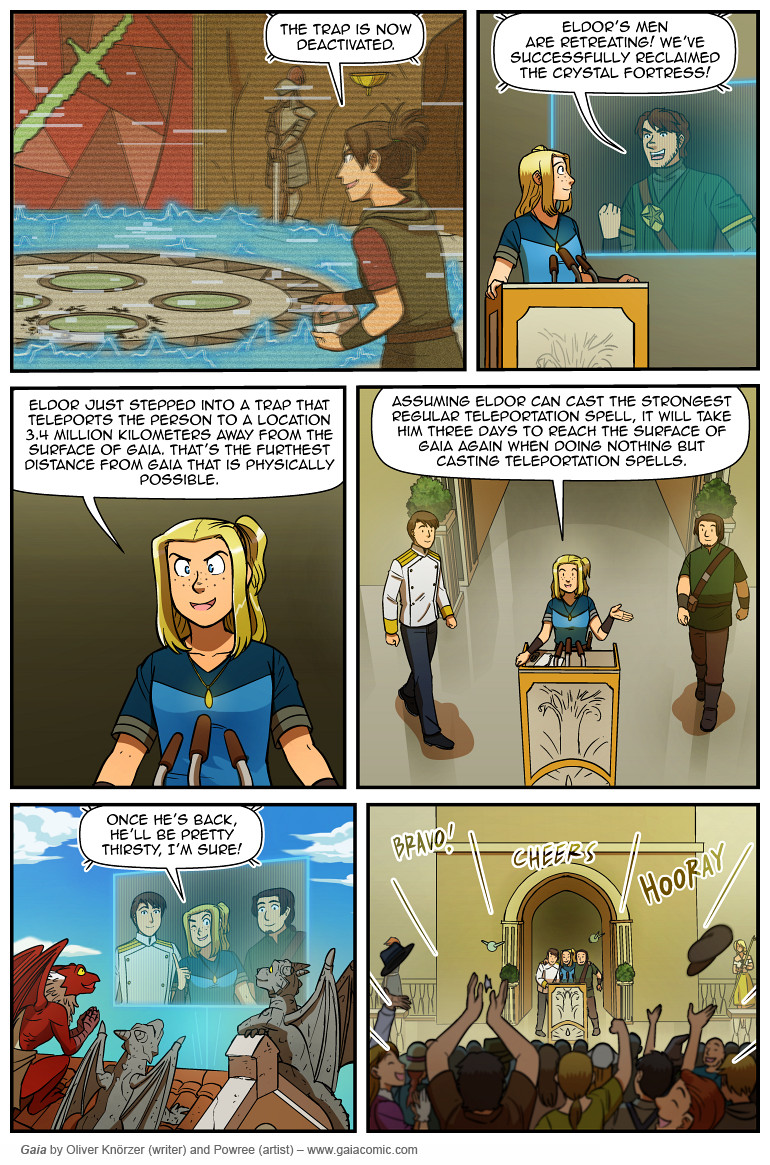 Gaia – The Last Queen Of Gaia 047 (2025-05-17). Oliver Knörzer (writer) & Puri Andini (artist), CC BY-NC-ND 3.0. https://www.sandraandwoo.com/gaia/2025/05/17/the-last-queen-of-gaia-047/
