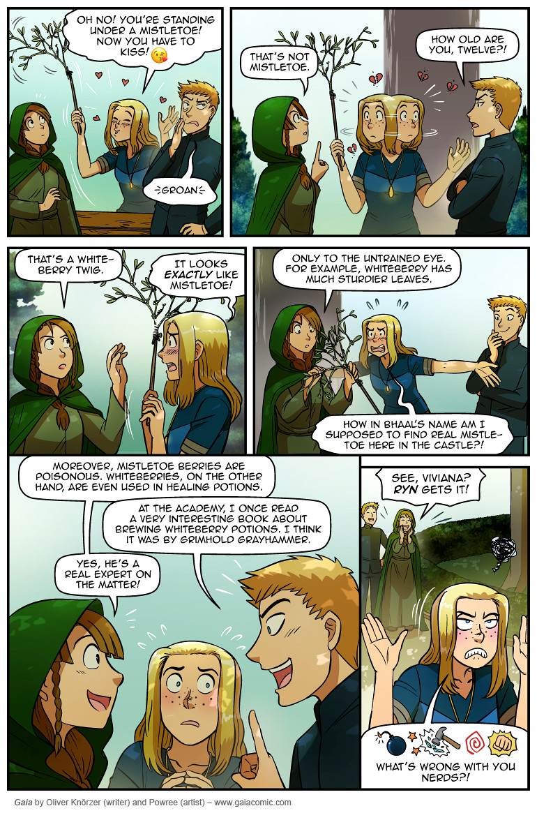 Gaia – The Last Queen Of Gaia 061 (2025-05-31). Oliver Knörzer (writer) & Puri Andini (artist), CC BY-NC-ND 3.0. https://www.sandraandwoo.com/gaia/2025/05/31/the-last-queen-of-gaia-061/