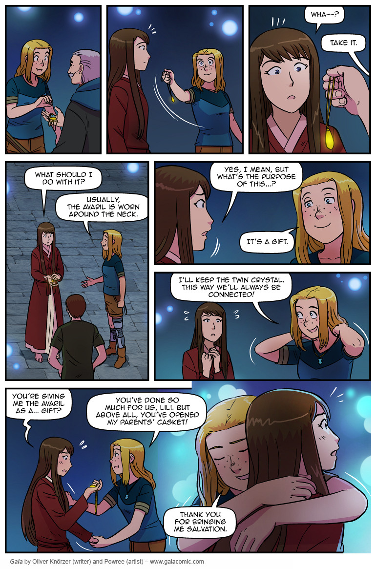 Gaia – The Last Queen Of Gaia 067 (2025-06-06). Oliver Knörzer (writer) & Puri Andini (artist), CC BY-NC-ND 3.0. https://www.sandraandwoo.com/gaia/2025/06/06/the-last-queen-of-gaia-067/