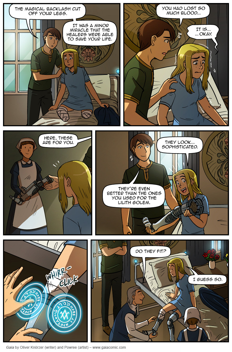 Gaia – The Last Queen Of Gaia 009 (2025-04-09). Oliver Knörzer (writer) & Puri Andini (artist), CC BY-NC-ND 3.0. https://www.sandraandwoo.com/gaia/2025/04/09/the-last-queen-of-gaia-009/