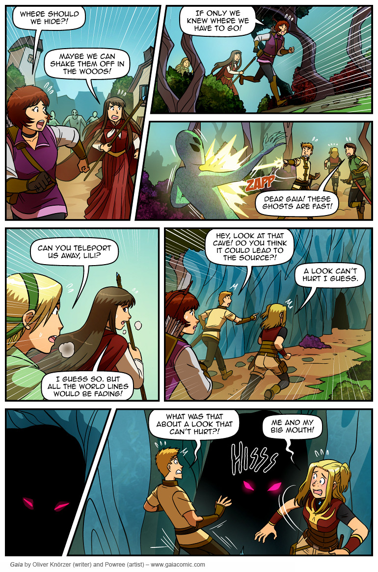 Gaia – The Door 026 (2025-07-08). Oliver Knörzer (writer) & Puri Andini (artist), CC BY-NC-ND 3.0. https://www.sandraandwoo.com/gaia/2025/07/08/the-door-026/