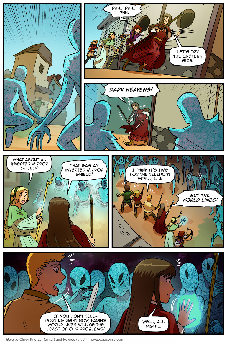 Gaia – The Door 027 (2025-07-09). Oliver Knörzer (writer) & Puri Andini (artist), CC BY-NC-ND 3.0. https://www.sandraandwoo.com/gaia/2025/07/09/the-door-027/