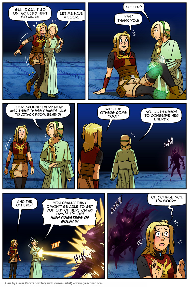 Gaia – The Door 060 (2025-08-11). Oliver Knörzer (writer) & Puri Andini (artist), CC BY-NC-ND 3.0. https://www.sandraandwoo.com/gaia/2025/08/11/the-door-060/
