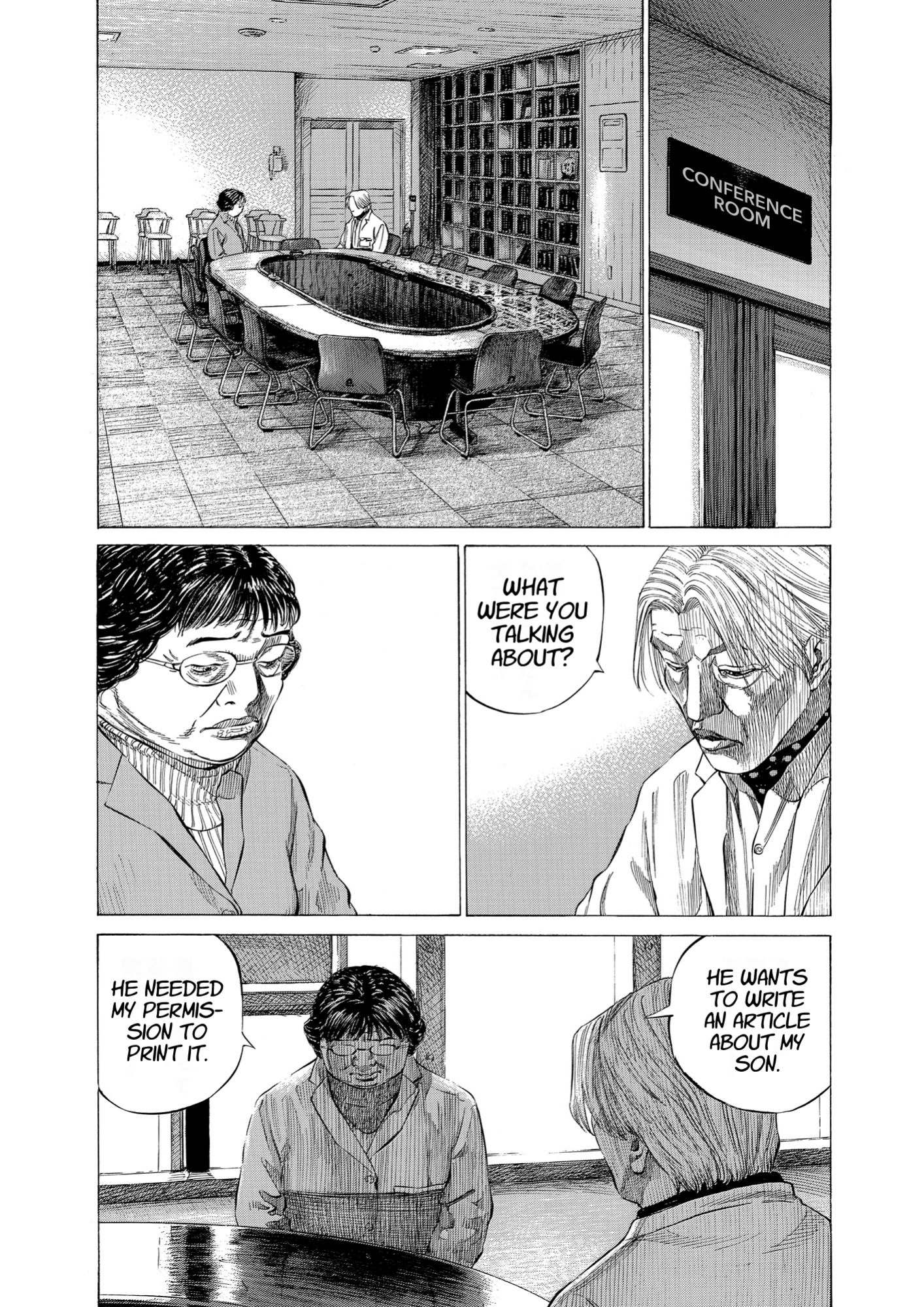 Give My Regards to Black Jack, page 49. Give My Regards to Black Jack. SHUHO SATO. https://densho810.com/free/