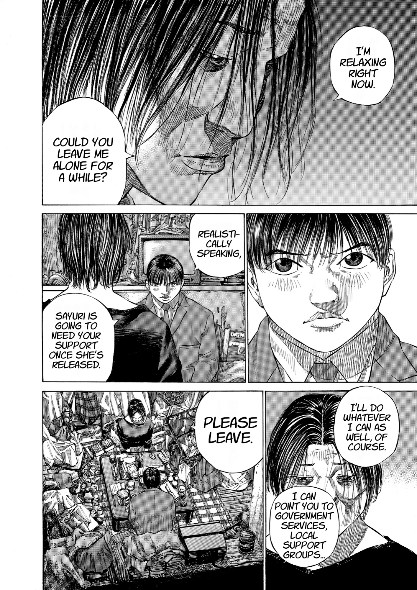 Give My Regards to Black Jack, page 54. Give My Regards to Black Jack. SHUHO SATO. https://densho810.com/free/