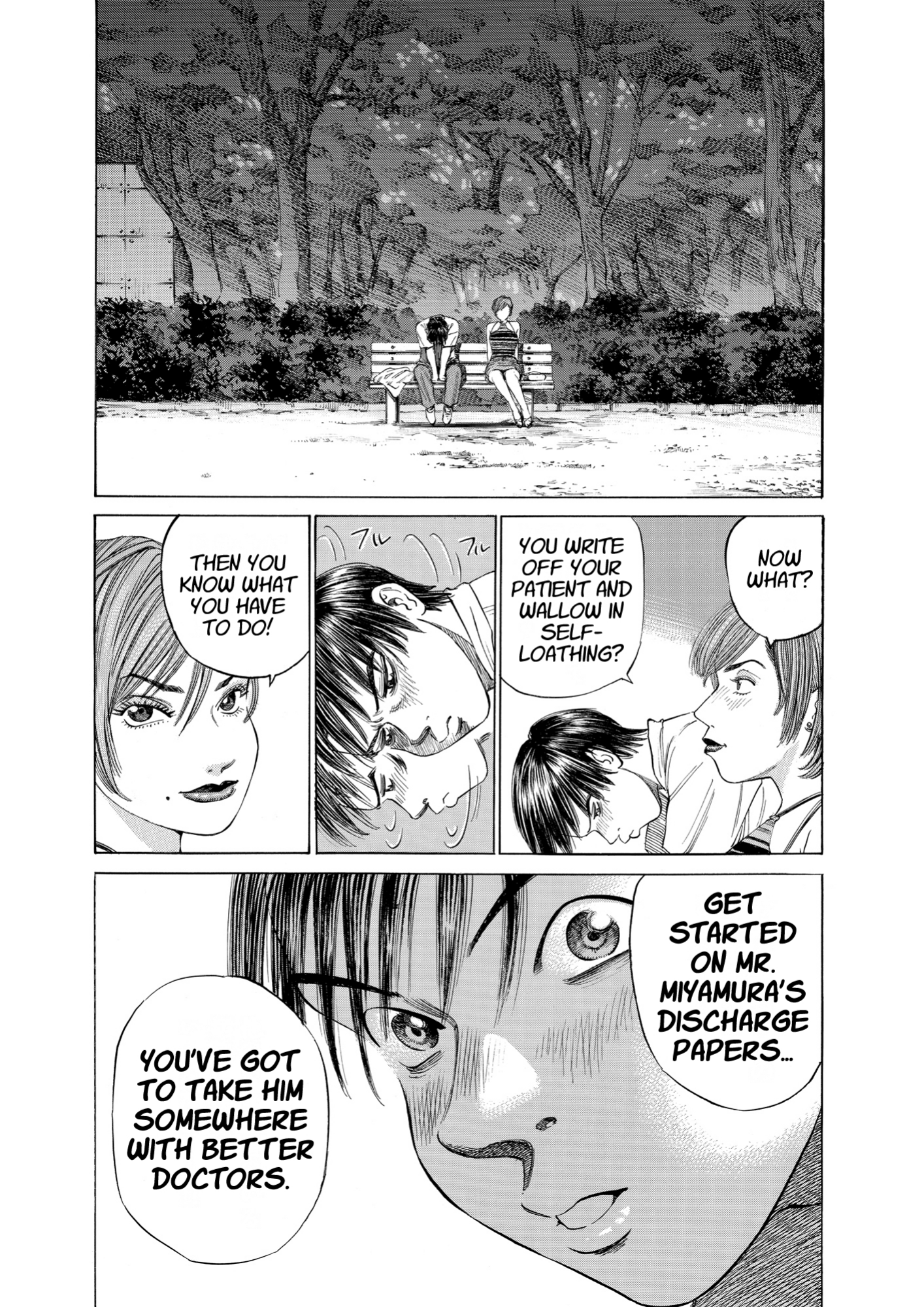Give My Regards to Black Jack, page 22. Give My Regards to Black Jack. SHUHO SATO. https://densho810.com/free/