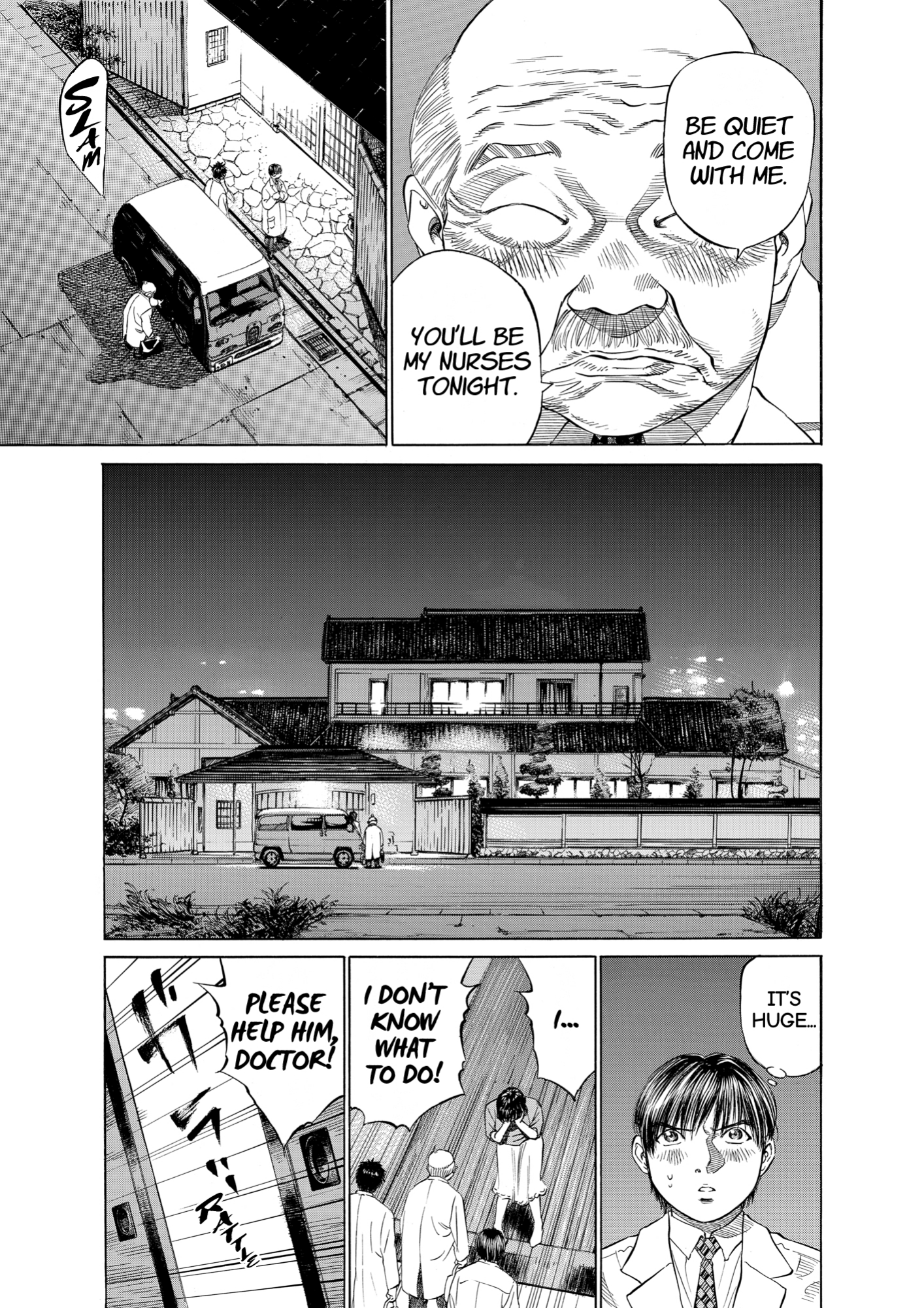 Give My Regards to Black Jack, page 57. Give My Regards to Black Jack. SHUHO SATO. https://densho810.com/free/