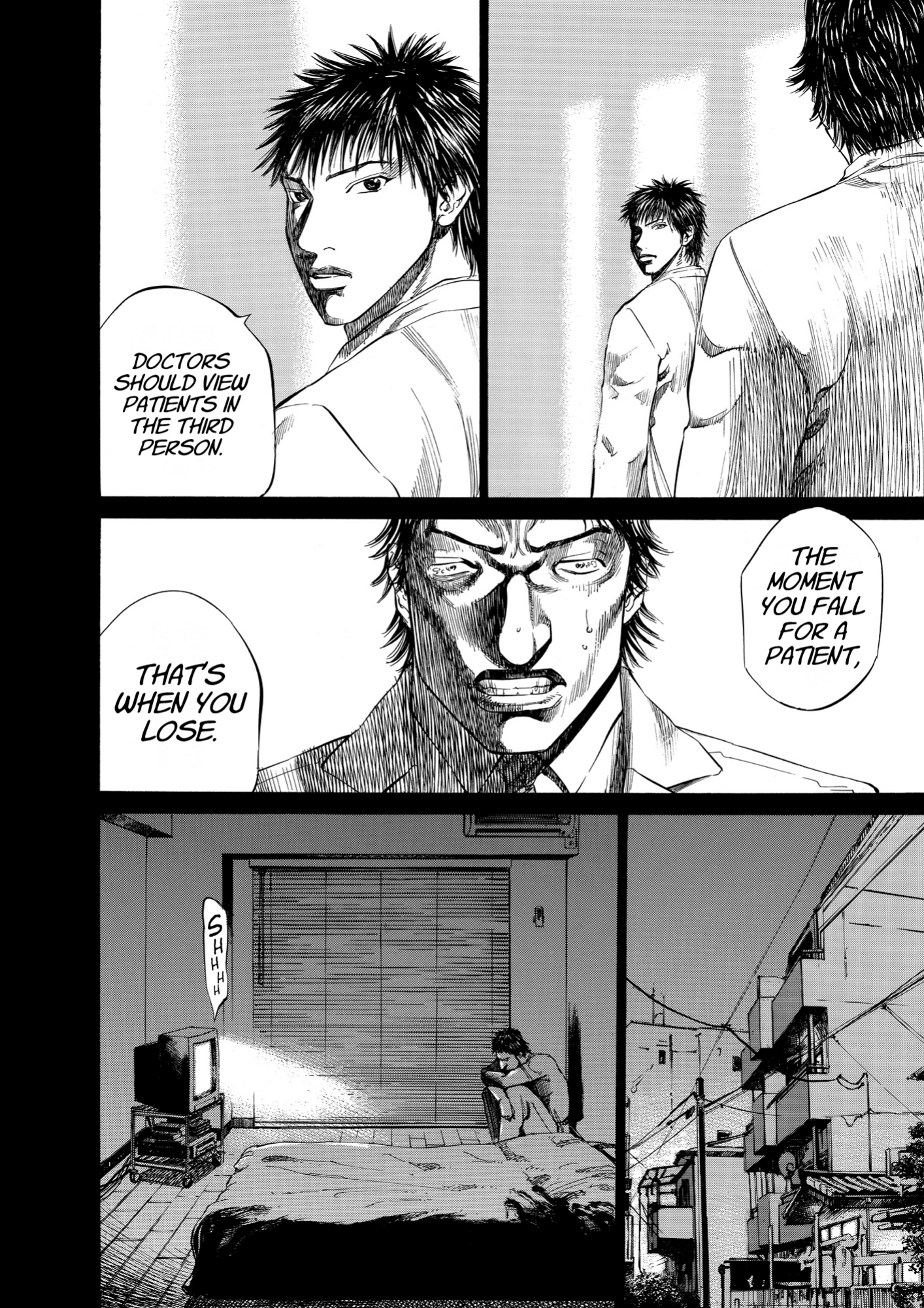 Give My Regards to Black Jack, page 14. Give My Regards to Black Jack. SHUHO SATO. https://densho810.com/free/